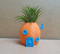 Spongebob Pineapple House Planter 3D model