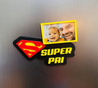 dia do pai iman super pai 3D model