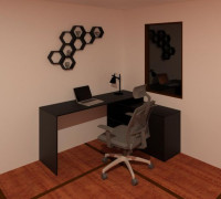 Honeycomb Shelf 3D model