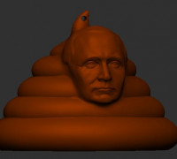 Pootin - Vladimir Putin 3D model