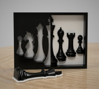 Chess Ornament 3D model