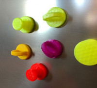 Strong Ash Fridge Magnets 3D model