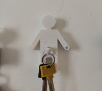 Funny key holder 3D model
