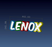 LENOX LED 3D model