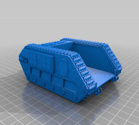 28mm Zerber tank chassis 3D model