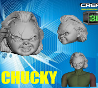 CHUCKY HEAD 3D model