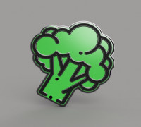 broccoli - MOLD BATH BOMB, SOLID SHAMPOO - MOLD BATH BOMB, SOLID SHAMPOO 3D model