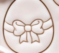 Cookie cutter easter egg 3D model