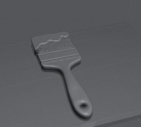 Paint brush 3D model