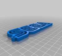 Sega logo keychain  3D model