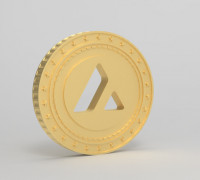 Avalanche Token 3D model