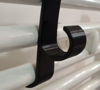 Bathroom radiator hook 3D model