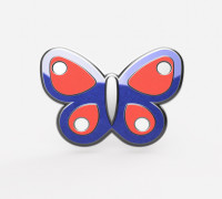 butterfly - MOLD BATH BOMB, SOLID SHAMPOO 3D model