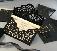 Lace envelope dxf stl 3D model