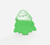 tree christmas - MOLD BATH BOMB, SOLID SHAMPOO 3D model