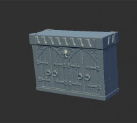 accecories diorama buffet01 3D model