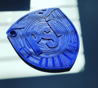Judge Dredd PSI badge 3D model