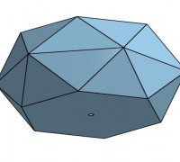 Hex Planter 3D model