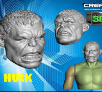 HULK HEAD 3D model