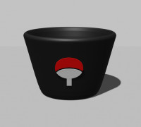 Personalized flower pot - Naruto 3D model