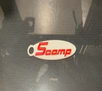 Scamp Keychain 3D model