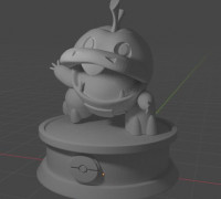 Fuecoco 3D model
