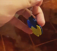 Python Keychain 3D model