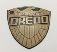 Judge Dredd Comics Badge Coaster / Plaque 3D model
