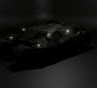 BATMOBILE TUMBLER 3D model