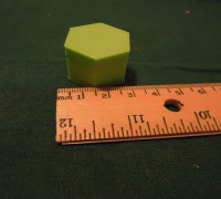 Hexagonal Box 28mm 3D model