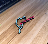 Nürburgring Keychain 3D model