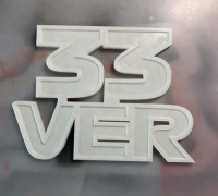 Verstappen logo 3D model