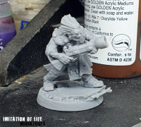 Modular Post Apocalyptic Mutant 3D model