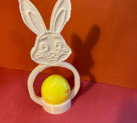 Easter Bunny Egg Holder 3D model