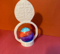 Easter Cross Egg Holder 3D model