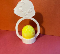 Easter Chick Egg Holder 3D model