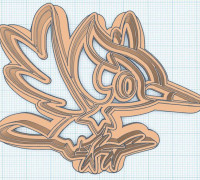 Pikipek Cookie Cutter 3D model