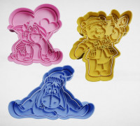 winnie pooh set x3 3D model