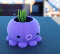 octopus flowerpot 3D model