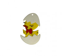 Ducklings in shell 3D model