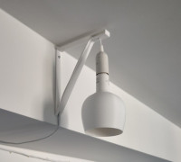 Simple Hanging Lamp (with optional magnet mount) 3D model