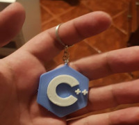 C++ Keychain 3D model