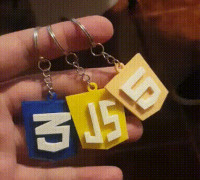 Programming Keychain Bundle (Javascript + HTML + CSS) 3D model
