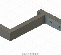 Modem mounting bracket 3D model