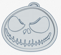 Jack Skellington Keychain 3D model