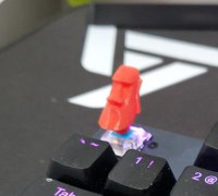 Moai/Moyai keycap for MX stem 3D model