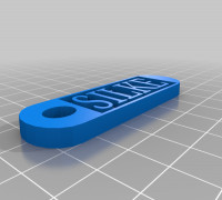 Silke keychain 3D model