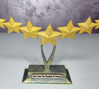 7 Stars Trophy 3D model