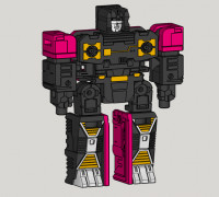 Transformers War for Cybertron Siege Rumble/Frenzy 3D model