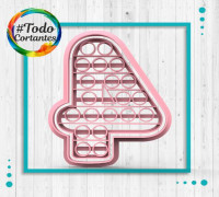 Pop it cutter 3D model
